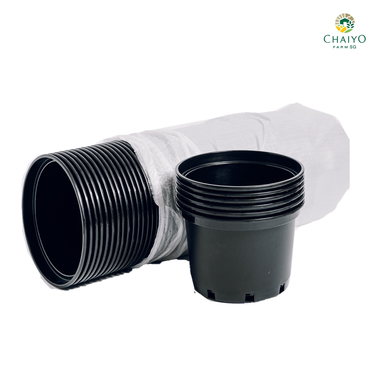 Plastic pot 27.5 cm (Black)