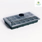 Seeding tray with cover 12, 24 holes (Green, Green)