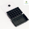 Black Seedling Tray with Cover – 24 Holes