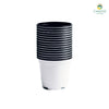 White Plastic Pot 10cm – 15 pcs/pack