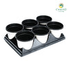 White Plastic Pot 15cm – 6 pcs/pack