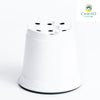 White Plastic Pot 15cm – 6 pcs/pack