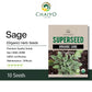 Sage (Organic) Herb Seeds, 10 Seeds