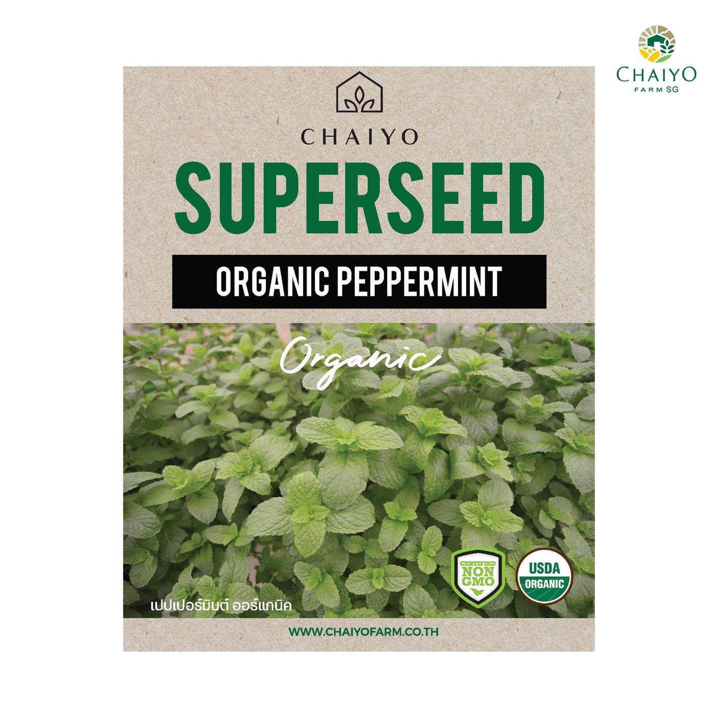 Peppermint (Organic) Herb seed, 10 seeds