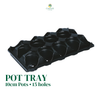 Pot Tray for 10cm Pots – 15 Holes