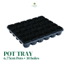 Pot Tray for 6.75cm Cactus Pots – 30 Holes
