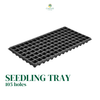 Black Seedling Tray – 105 Holes