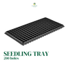 Black Seedling Tray – 200 Holes