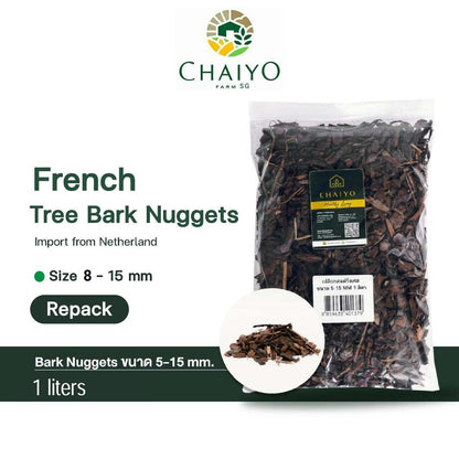 French bark nugget 1 L (Repack) 8-15 mm, 15-30 mm, 25-40 mm